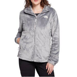 The North Face Full Zip Gray / Silver Fleece Jacket